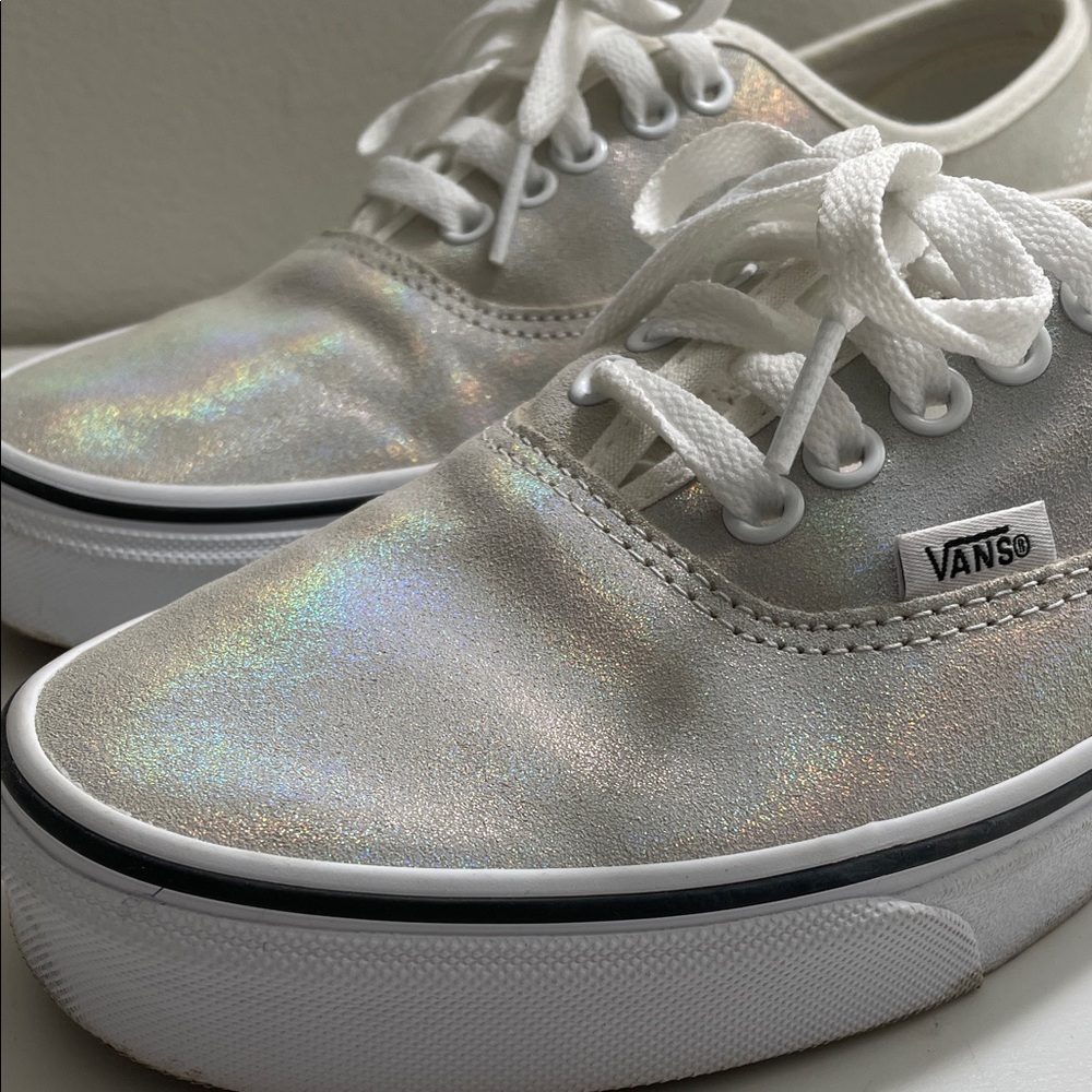Vans Holographic White Sneakers Women’s US 8.5 - Picture 7 of 8